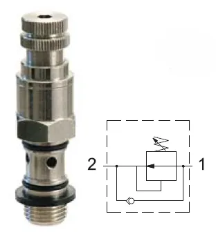 HC350018Miniatúrny tlakový regulátor, G1/8