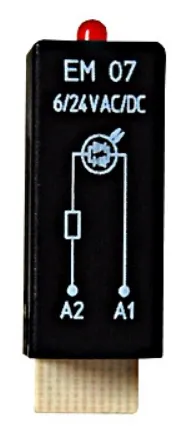 YMLRA024 LED-modul červený 6-24 V AC/DC,A1-, EM07.