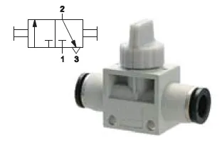 HC121010 Uzatvárací ventil 3/2, 2x10mm
