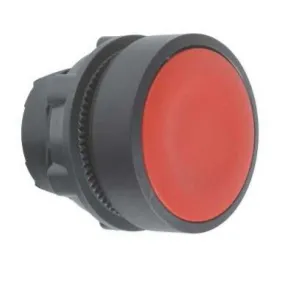 ZB5 AA4  Ovládač stláčaci s návratom,červený, zarovnaný, nepresvetlený