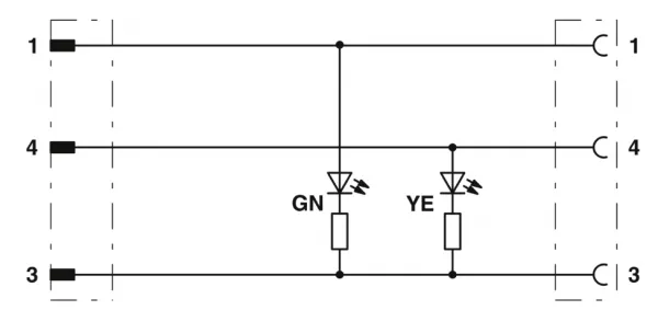 1694583 SAC-3P-M12MS/ 3,0-PUR/M12FR-2L Kábel s konek. M12/M12, 3pin/3pin,priamy/uhlový, 3m