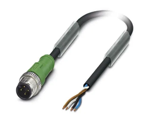 1415585 SAC-4P-M12MS/ 1,5-PVC Kábel s konektorom M12/4pin/priamy /voľný koniec kábla, 1,5m