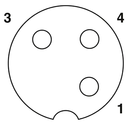 1683510 SAC-3P- 5,0-PUR/M12FS Kábel s konektorom M12/3pin/priamy /voľný koniec kábla, 5m