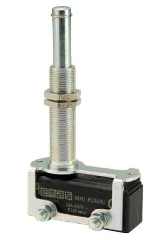 MN1PUM9U Miniatúrny koncový spínač s prepín. kontaktom