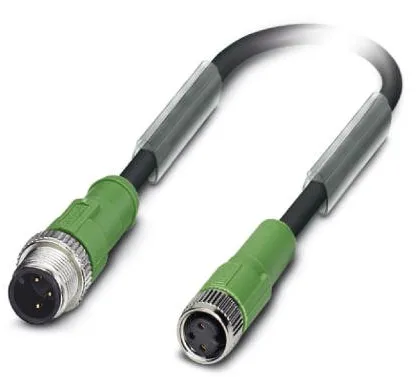 1415529 SAC-3P-M12MS/3,0-PVC/M 8FS Kábel s konektorom M12/M8 3pin/3pin,priamy/priamy, 3m
