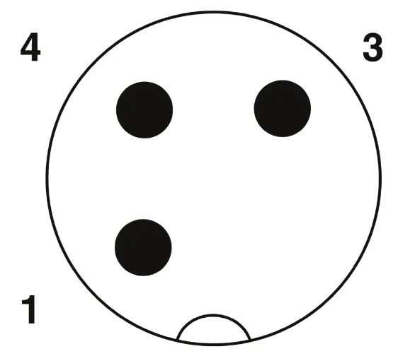 1668014 SAC-3P-M12MS/1,5-PUR Kábel s konektorom M12 /3pin/priamy /voľný koniec kábla, 1,5m