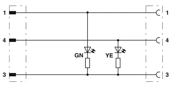 1694897 SAC-3P-M12MS/0,6-PUR/M 8FR-2 Kábel s konek. M12/M8, 3pin/3pin,priamy/uhlový, 0,6m