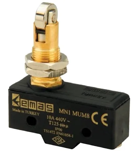 MN1MUM8 Miniatúrny koncový spínač s prepín. kontaktom