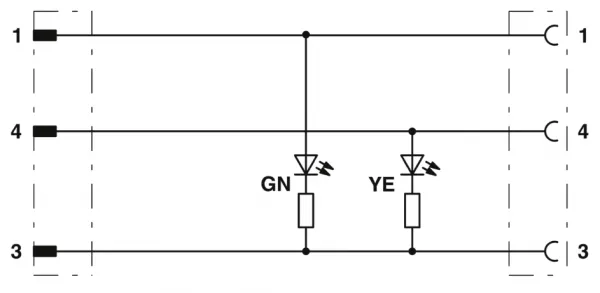 1694907 SAC-3P-M12MS/1,5-PUR/M 8FR-2L Kábel s konek. M12/M8, 3pin/3pin,priamy/uhlová, 1,5m