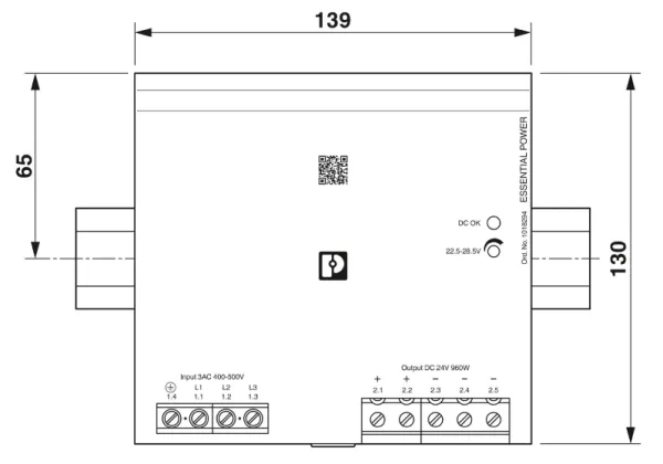 1018294 ESSENTIAL-PS/3AC/24DC/960W/EE - Napájací zdroj