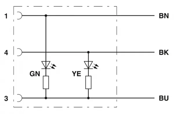 1694428 SAC-3P-10,0-PUR/M12FR-2L Kábel s konek. M12/3pin, uhlový /voľný koniec kábla, 10m